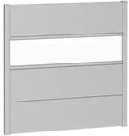 Biohort Sichtschutz, Silber, Metall, Kunststoff, 96x91x4.4 cm, Sonnen- & Sichtschutz,