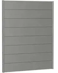 Biohort Sichtschutz, Grau, Metall, 145x182x4.4 cm, Sonnen- & Sichtschutz, Sichtschutz