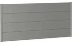 Biohort Sichtschutz, Grau, Metall, 194x91x4.4 cm, Sonnen- & Sichtschutz, Sichtschutz