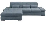 Livetastic Ecksofa, Hellblau, Metall, Kiefer, Uni, 4-Sitzer, F&uuml;llung:...