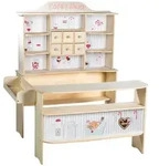 Roba Verkaufsstand, Natur, Holzwerkstoff, 107x120.5x95 cm, Spielzeug,
