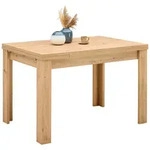 Hom`in Esstisch, Eiche, Holzwerkstoff, rechteckig, eckig, 80x78x120-176 cm,