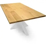 holz4home&reg; Tischplatte, Eiche, Holz, 80x4x160 cm, Esszimmer, Tische, Esstische