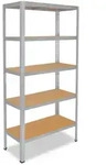 shelfplaza Schwerlastregal, Silber, Metall, Rechteckig, 70x200x40 cm, Freizeit,