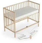 S&auml;mann &ndash; make a difference. Beistellbett, Natur, Holz, Echtholz,Buche, 120x90x60