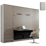 QMM TraumM&ouml;bel Schrankbett, Wei&szlig;, Holzwerkstoff, 140x200 cm, Schlafzimmer,...