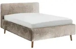 Xora Polsterbett, Beige, Holz, Esche, massiv, 140x200 cm, Reach, Stoffauswahl,...