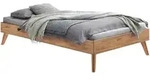 Hasena Bett, Buche, Holz, Kernbuche, massiv, 100x200 cm, Fsc, in verschiedenen