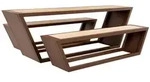 Home Deluxe Sitzgarnitur, Anthrazit, Braun, Metall, Holz, Gartenm&ouml;bel,