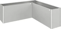 Biohort HOCHBEET Silber 201x201 cm