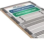 AM Qualit&auml;tsmatratzen Lattenrost, Braun, Holz, Buche, Uni, 7-Zonen, Rechteckig,