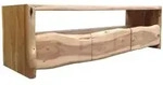 Mid.you Lowboard, Natur, Holz, Akazie, massiv, 3 Schublade(n) Schubladen, 146x46x50