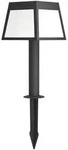 Eglo Solarleuchte 901074, Schwarz, Wei&szlig;, Kunststoff, 15.5x56x15.5 cm,