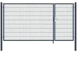 Home Deluxe Gartentor, Anthrazit, Metall, 350x180 cm, Gartenzubeh&ouml;r