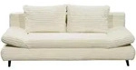 Mid.you Schlafsofa, Beige, Holz, Buche, massiv, 2-Sitzer, F&uuml;llung: Schaumstoff,
