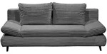 Mid.you Schlafsofa, Anthrazit, Holz, Buche, massiv, 2-Sitzer, F&uuml;llung: Schaumstoff,