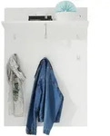 Xora Garderobenpaneel Spice, Wei&szlig;, Holzwerkstoff, 80x118x30 cm,