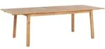 Beliani Gartentisch, Hellbraun, Holz, 8-Sitzer, Quadratisch, 100x75x180 cm,