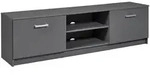 Mid.you Tv-Element, Graphit, Holzwerkstoff, 1 F&auml;cher, 180x50.8x40 cm, Wohnzimmer, TV