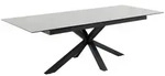 Mid.you Esstisch, Wei&szlig;, Keramik, rechteckig, eckig, 100x76x200-240 cm,...