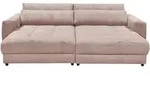 Mid.you Bigsofa, Hellrosa, Kunststoff, 2-3-Sitzer, 292x90x194 cm, Made in EU, R&uuml;cken