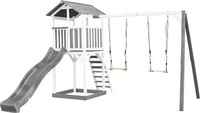XXXLutz SPIELTURM Grau, Wei&szlig; 356.6x241.9x349 cm