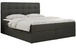 MKS Boxbett, Dunkelgrau, Textil, 2-Sitzer, H3, Rechteckig, 180x200 cm,...