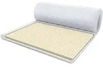 FDM Topper, Wei&szlig;, Textil, H2, F&uuml;llung: Latex, Rechteckig, 80x200 cm, Oeko-Tex&reg;