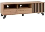 Mid.you Lowboard, Anthrazit, Eiche Artisan, Holzwerkstoff, 2 Schublade(n) Schubladen,