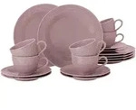 Seltmann Weiden Kaffeeservice, Rosa, Keramik, 18-teilig, Rund, 24x18.1x43 cm, Essen &