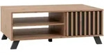 Mid.you Couchtisch, Anthrazit, Eiche Artisan, Holzwerkstoff, rechteckig, 67x42x110.5