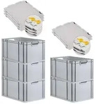 Proregal Eurobox, Gelb, Kunststoff, Rechteckig, 40x32x60 cm, Ordnen & Aufbewahren,