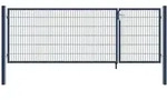 Home Deluxe Gartentor, Anthrazit, Metall, 350x120 cm, Gartenzubeh&ouml;r
