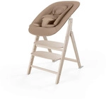 cybex Gold Hochstuhl Click u0026 Fold, Natur, Holz, Kunststoff, Textil, Buche,