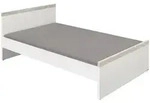 Paidi Bett Kira, Wei&szlig;, Silbereichen, 120x200 cm, Blauer Engel, Goldenes M,...