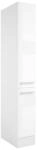 Mid.you Apothekerschrank , Weiss, Weiss Hochglanz , Holzwerkstoff , 2 F&auml;cher ,