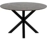 Mid.you Esstisch, Braun, Stein, rund, 120x75x120 cm, Esszimmer, Tische,...