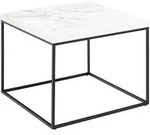 Livetastic Couchtisch, Wei&szlig;, Holzwerkstoff, quadratisch, eckig, 60x45x60 cm,