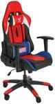 X Rocker Gamingstuhl Marvel, Rot, Schwarz, Wei&szlig;, Royalblau, Kunststoff, Leder,
