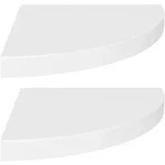 vidaXL Wandboardset, Wei&szlig;, Holzwerkstoff, Strukturbuche, Rechteckig, 35x3.8x35...