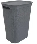 Rotho W&auml;schetonne Brisen, Anthrazit, Kunststoff, 50 L, 34x52.9x43.1 cm, Reach,...