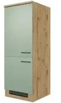 FlexWell Ger&auml;teumbauschrank, Eiche Artisan, Schilfgr&uuml;n, Holzwerkstoff, 1 F&auml;cher,