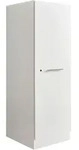Mehrzweckschrank, Wei&szlig;, Holzwerkstoff, 3 F&auml;cher, 50x162x67.5 cm, erweiterbar,