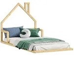 Idimex Bodenbett, Natur, Holz, Kiefer, Vintage, FSC Mix, Kinder- & Jugendzimmer,
