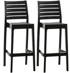 CLP Barhocker, Schwarz, Kunststoff, 45x105x51 cm, Esszimmer, Barm&ouml;bel, Barhocker