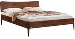 Hasena Bett, Nussbaum, Holz, Nussbaum, massiv, H&ouml;he ca. 22 cm, 180x200 cm, in