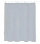 Spirella Duschvorhang Primo, Grau, Textil, Uni, 180x180 cm, antibakteriell,