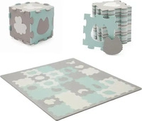 Kinderkraft PUZZLEMATTE Grau, Wei&szlig;, Mintgr&uuml;n 165x1.2x185 cm