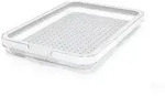 Rotho K&uuml;hlschrankbox Cauma, Klar, Wei&szlig;, Kunststoff, 18.4x3.1x28.2 cm, Reach,...