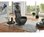 Sit & More Relaxsessel Kobra V, Anthrazit, Metall, 71x110x82 cm, Goldenes M, Made in